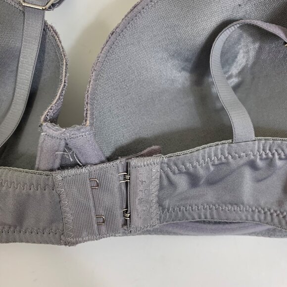 Tahari Grey Underwired Push-up Bra - Size 36B - Picture 4 of 6